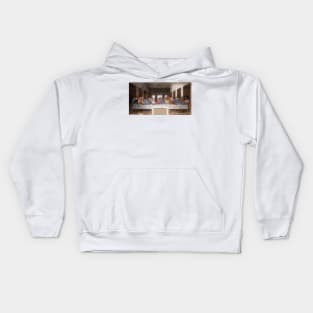 The Last Supper by Leonardo da Vinci Kids Hoodie